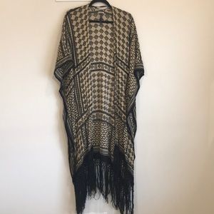 Fringe Kimono Beach cover-up